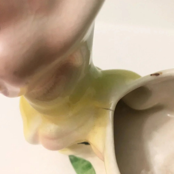 Vintage Dopey Flower Planter Figurine Snow White Seven Dwarfs Hairline Crack - Picture 6 of 16